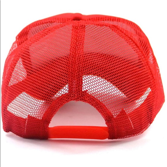 Bubba Gump shrimp co. Trucker hat embroidered bend brimmed Headwear OS - Picture 2 of 3